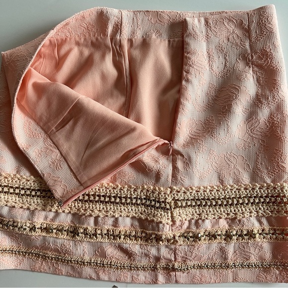 Potters Pink Lace Crochet Mini Skirt - Y2K Inspired, M - Picture 12 of 16